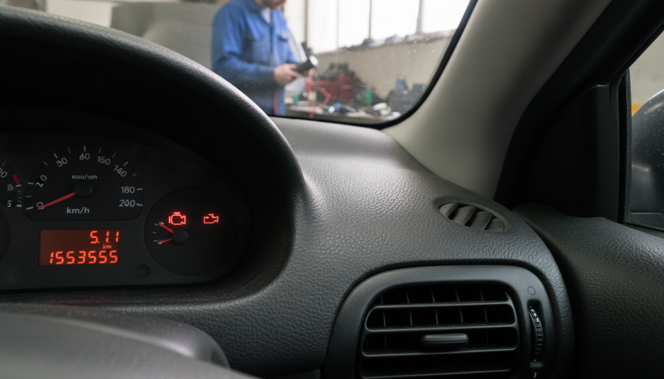 Peugeot 206 luz da injeção acesa: Principais causas, diagnóstico e como resolver