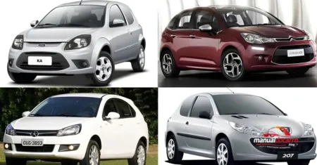 10 carros que dão menos problemas mecânicos no Brasil
