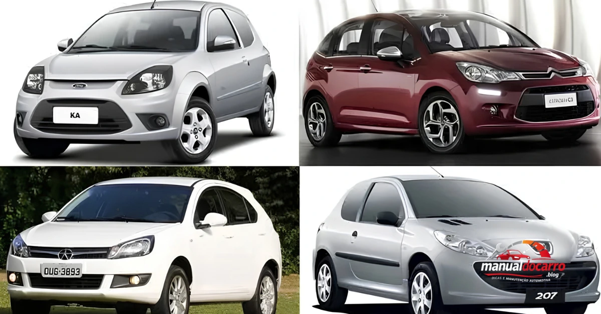 10 carros que dão menos problemas mecânicos no Brasil